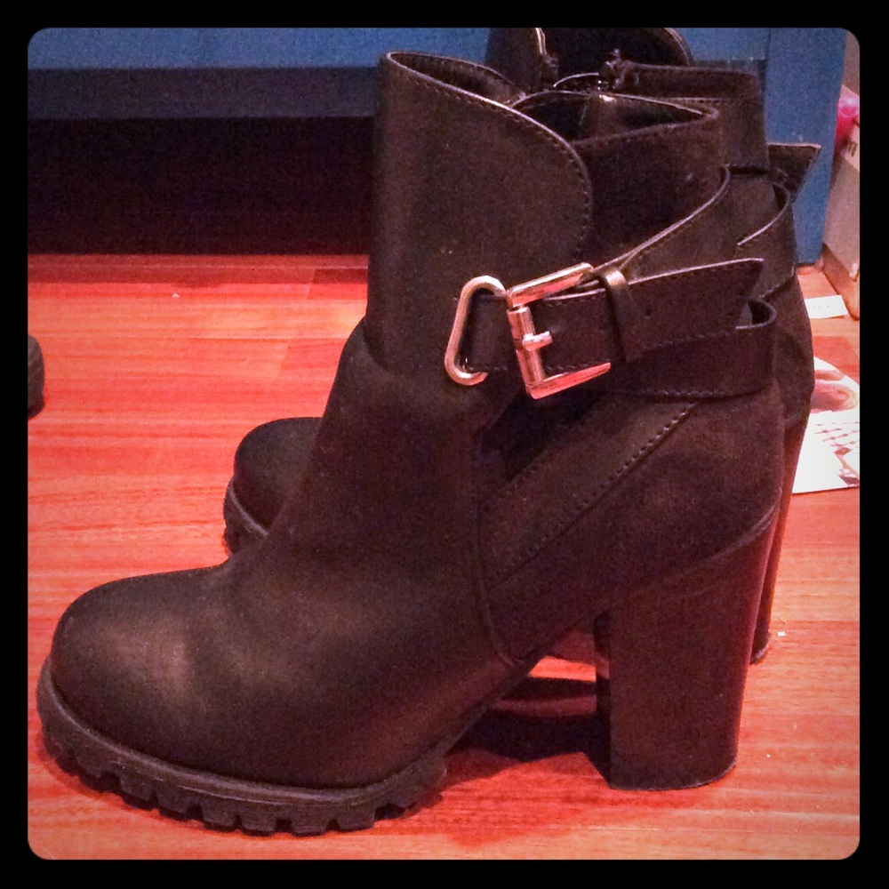 Black booties